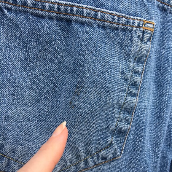 Eddie Bauer Jeans Mens Size 32 Loose Fit Distressed VTG Y2K - Picture 8 of 15